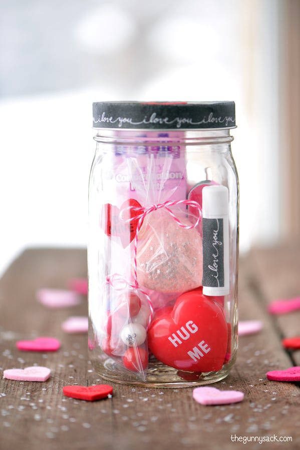 Valentine's Day Mason Jar.