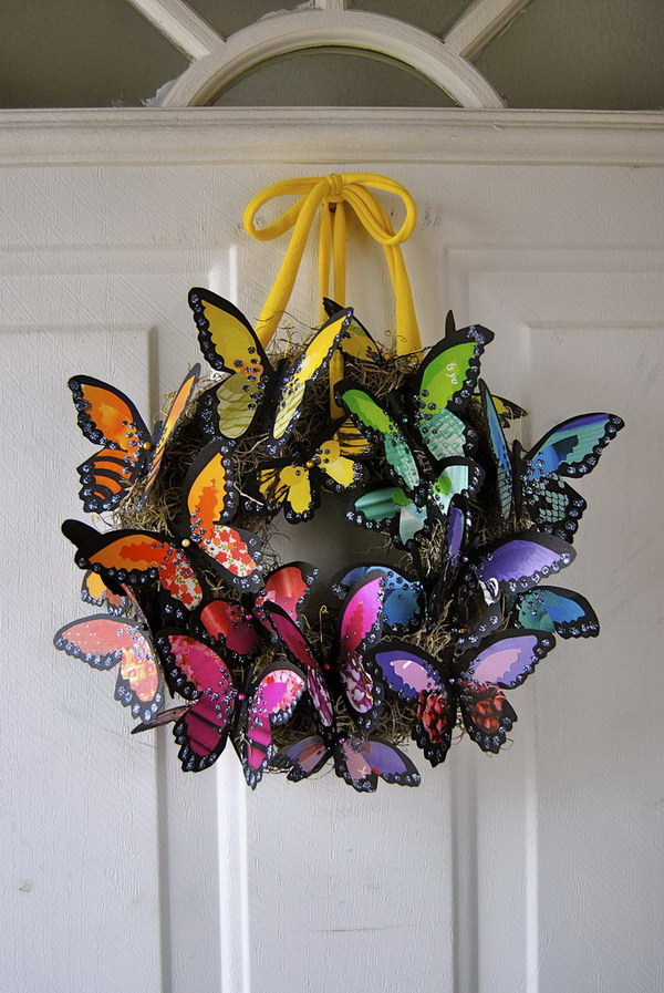 Butterfly Wreath.