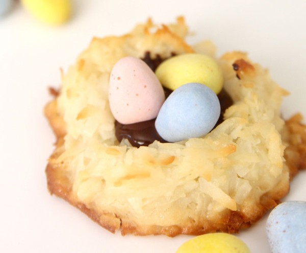 Coconut Macaroon Nests.