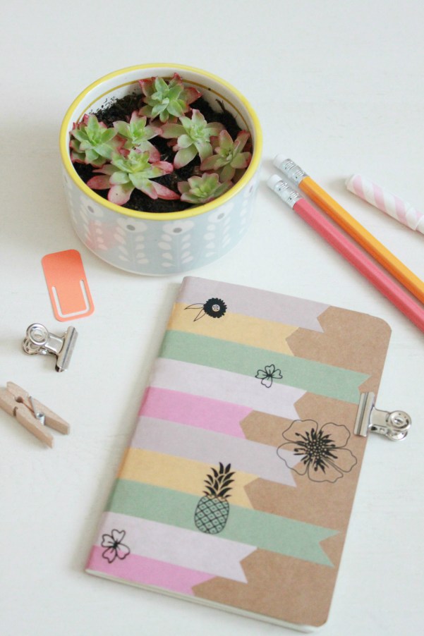 Craft Tape Your Notebook.