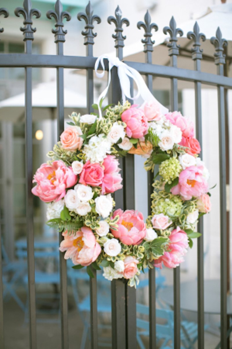 DIY Floral Wreath.