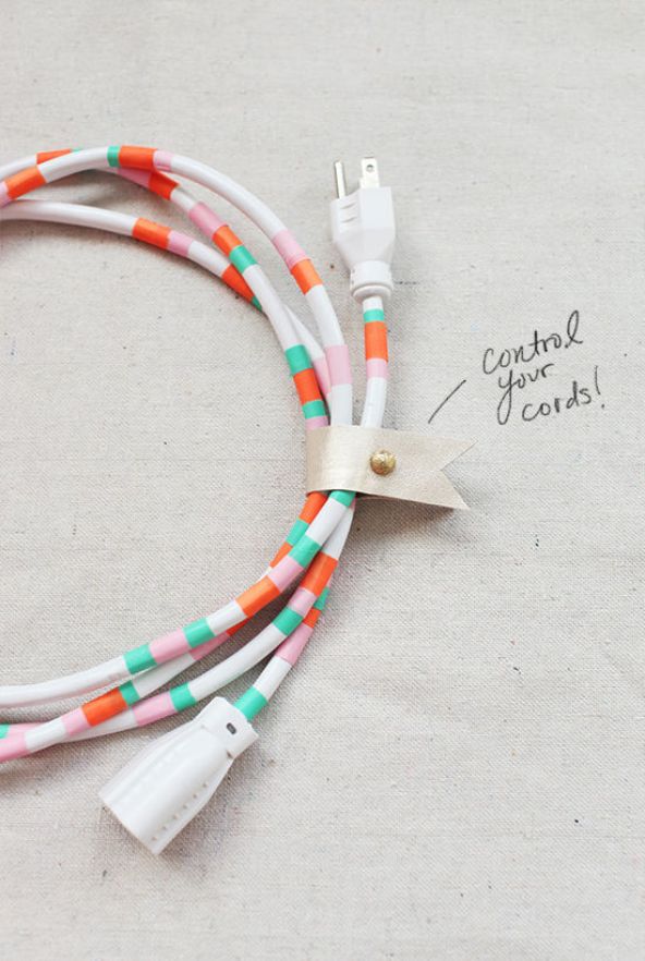 Decorate Your Power Cords.
