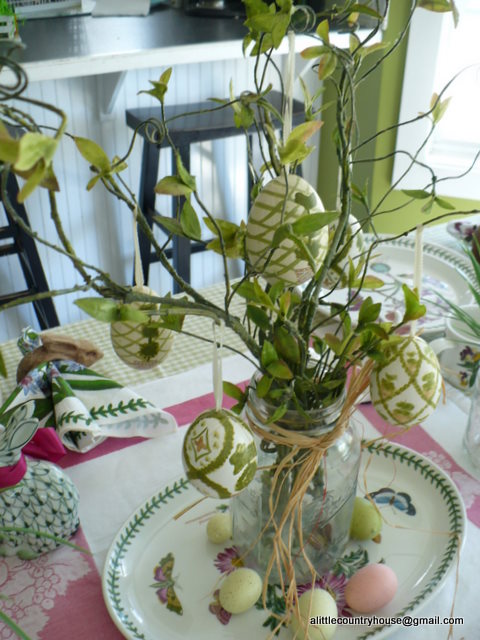 Easter Table Scape.
