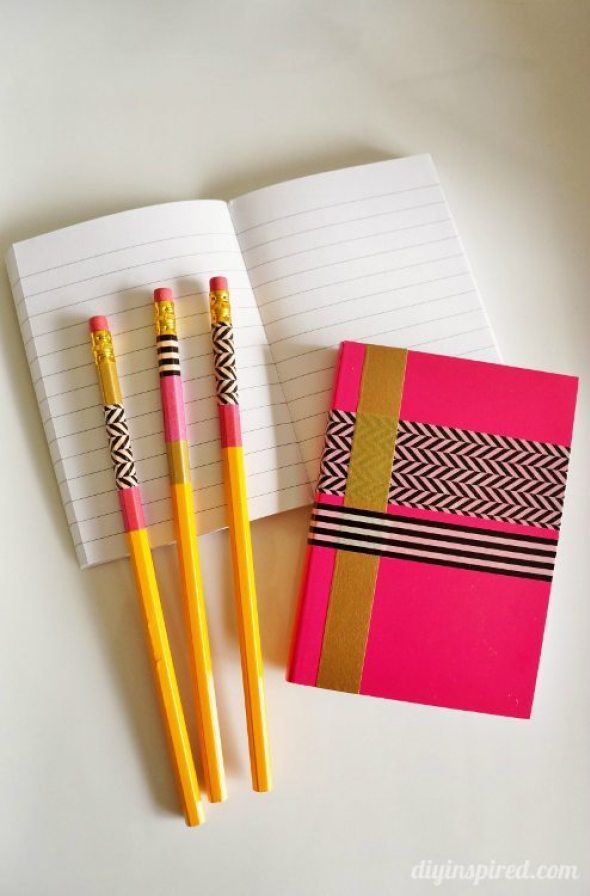 Personalize Your Favorite Notebooks And Pencils.