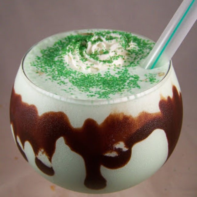 Shamrock Shake Knock-off.