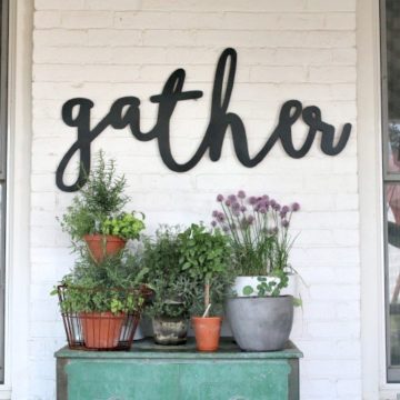 Spring Porch Decor.