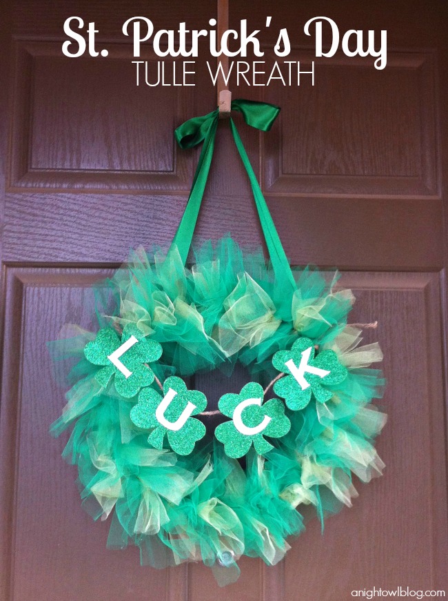 St. Patrick’s Day Wreath.