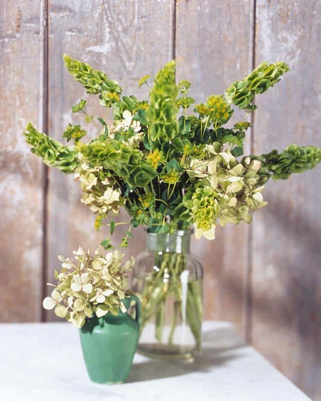 St. Patrick’s Day themed bouquet.