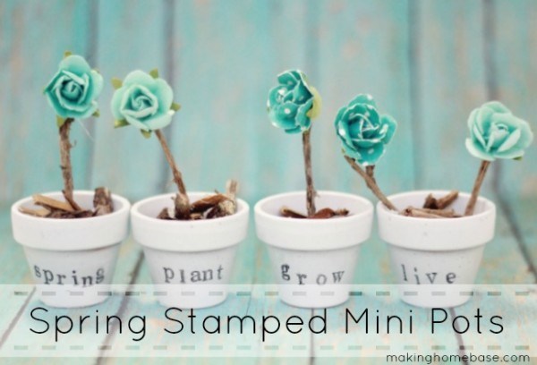 Stamped Mini Pots.