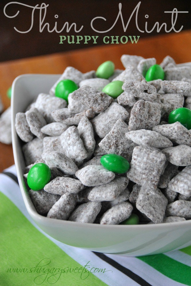 Thin Mint Puppy Chow.