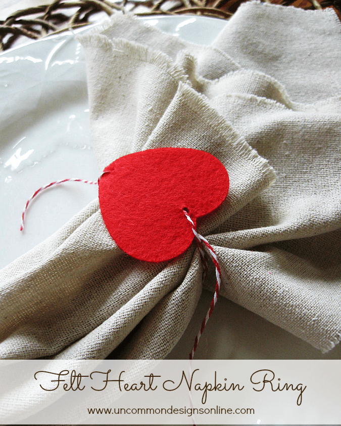 Valentine’s Day Napkin Ring.