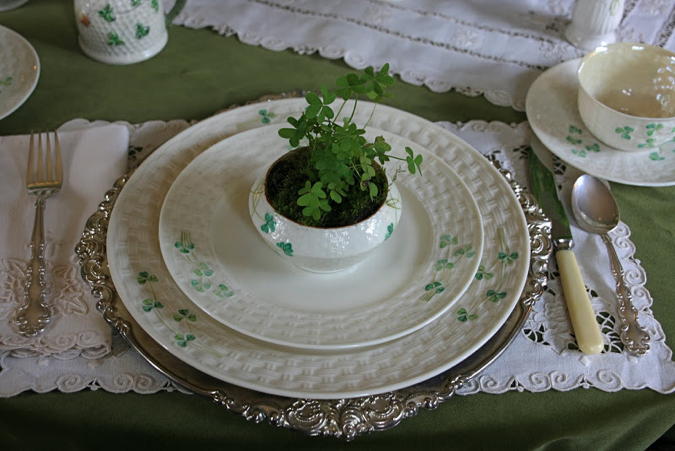 Wonderful Saint Patrick’s Day table decor.