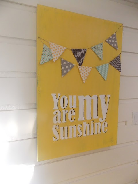 You Are My Sunshine Wall Art. Handmade Easter Decorations