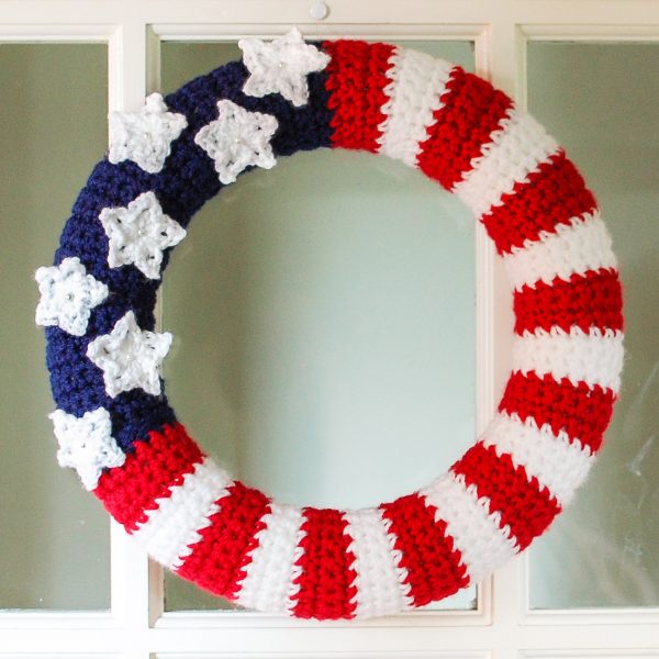 American Flag Wreath.