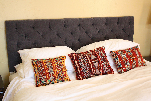 Button Tufted Headboard.