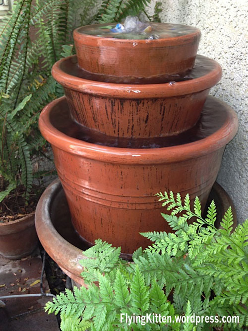 Clay Pot Fountain.