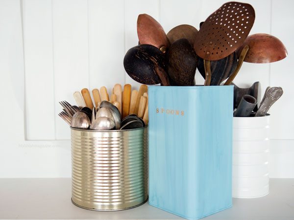 Create cute, custom utensil holders.