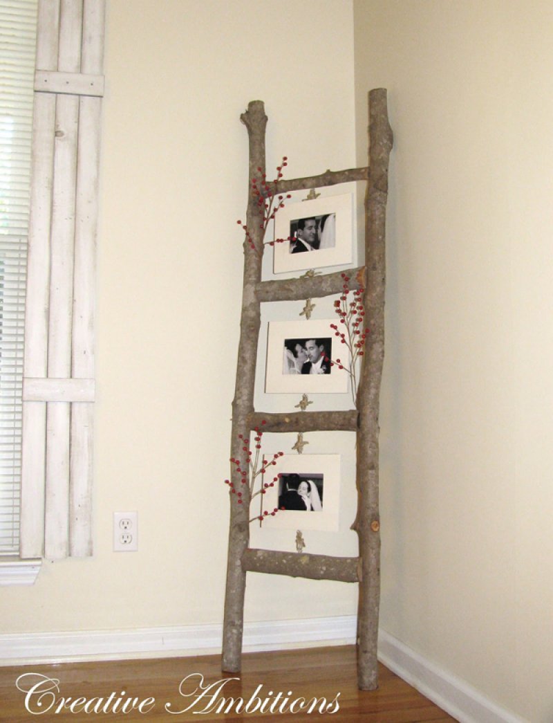 Create this beautiful photo ladder.