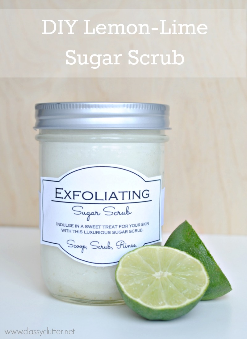 DIY sugar Scrub.