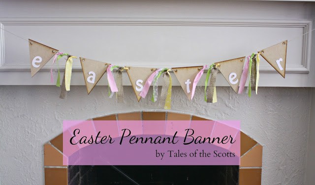 Easter Pennant Banner.