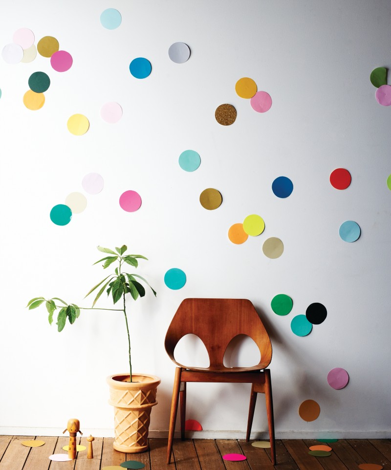 Giant Confetti Wall Mural.