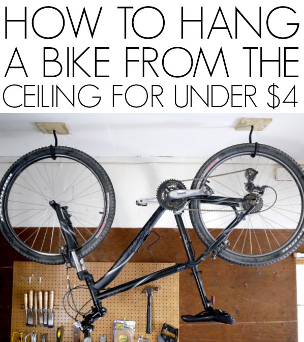 Hang A Bike From The Ceiling.