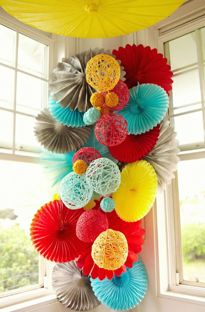 How cool would this be for a Spring Party. Easter Outdoor Decoration Ideas