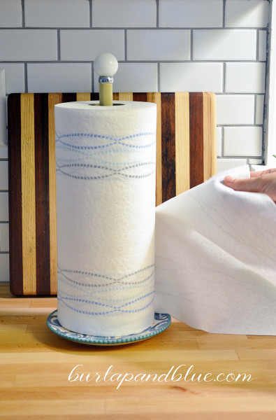 Make a paper towel holder.