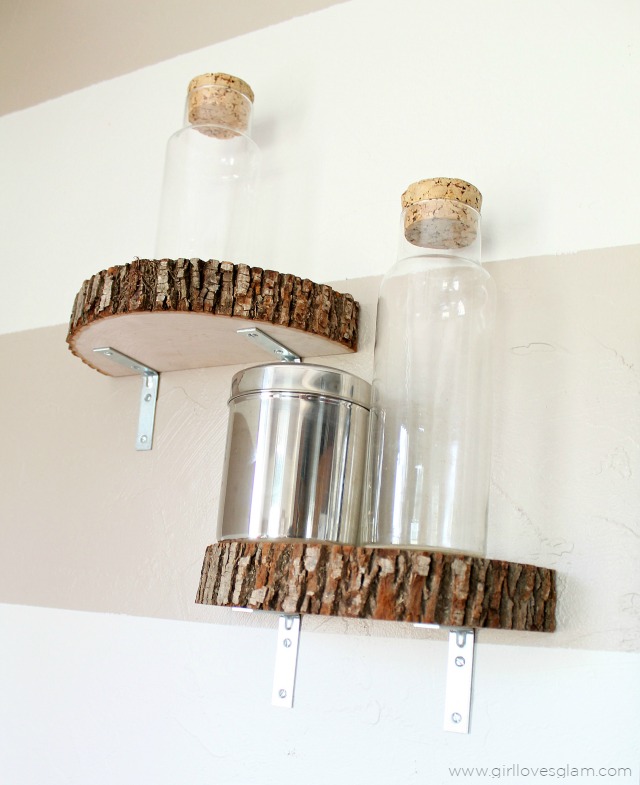 Make these modern industrial shelves.