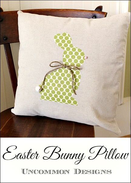 No-Sew Easter Bunny Pillow.