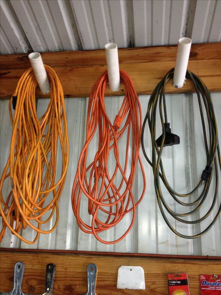 PVC Pipe Storage Cord Collectors.