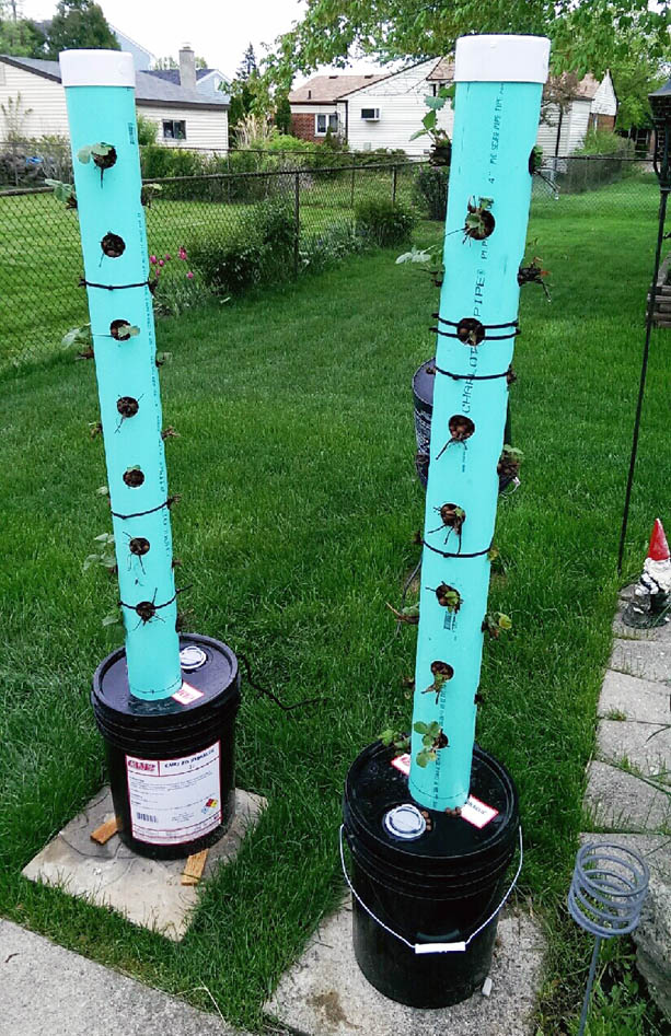 PVC Tower Garden.