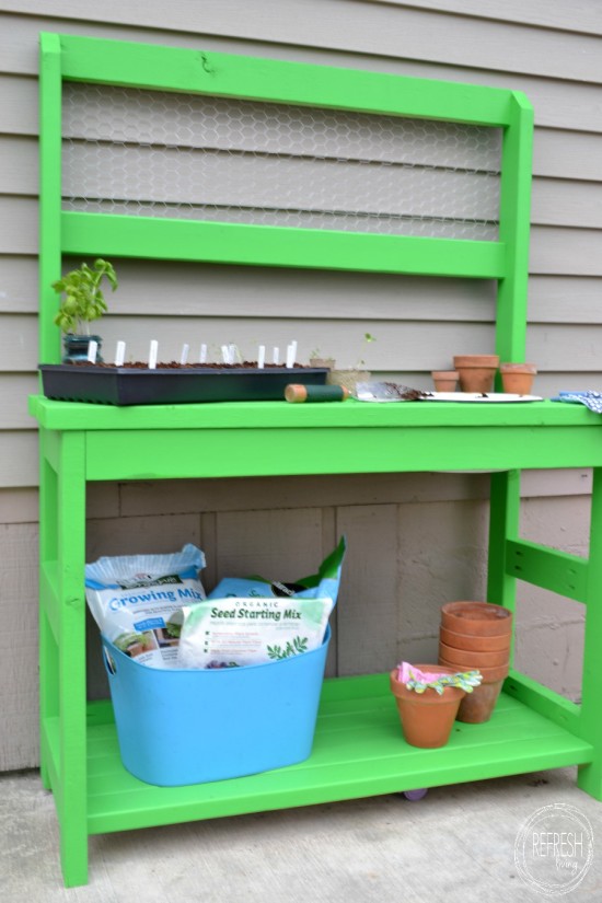 Potting Bench.