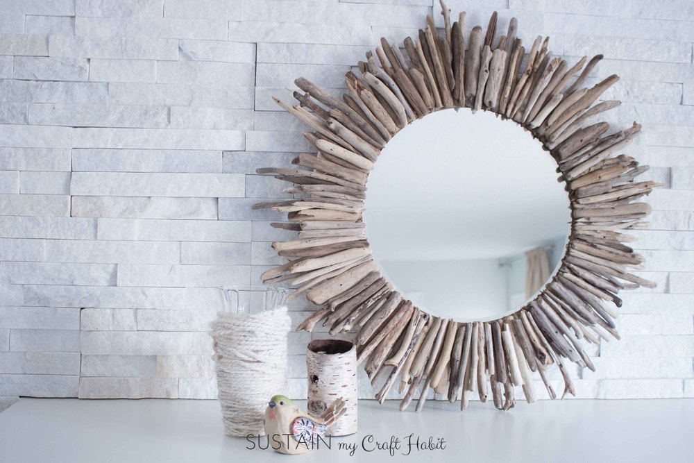 Starburst Driftwood Mirror.