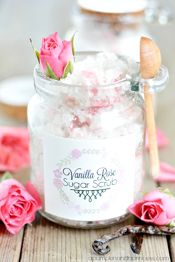 Vanilla Rose Sugar Scrub.