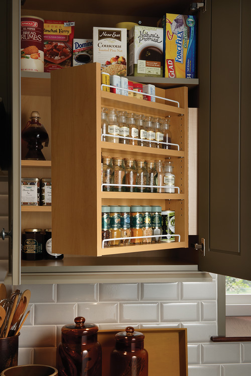 Wow! Swing-Out Spice Cabinet.