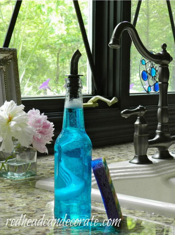 Beer Bottle Soap Dispenser.