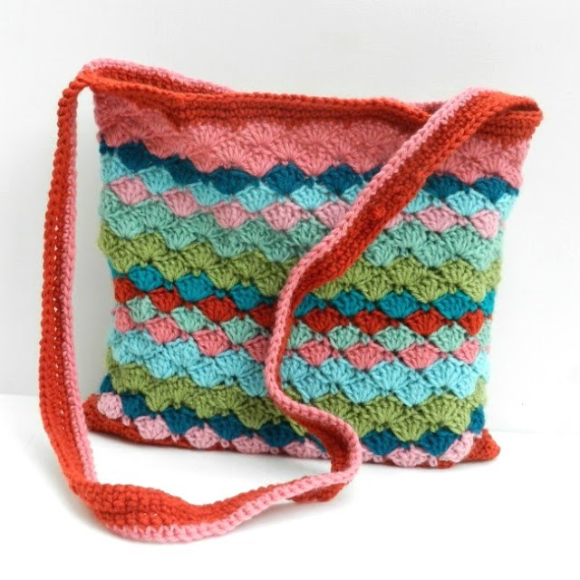 Colorful Crochet Bag.