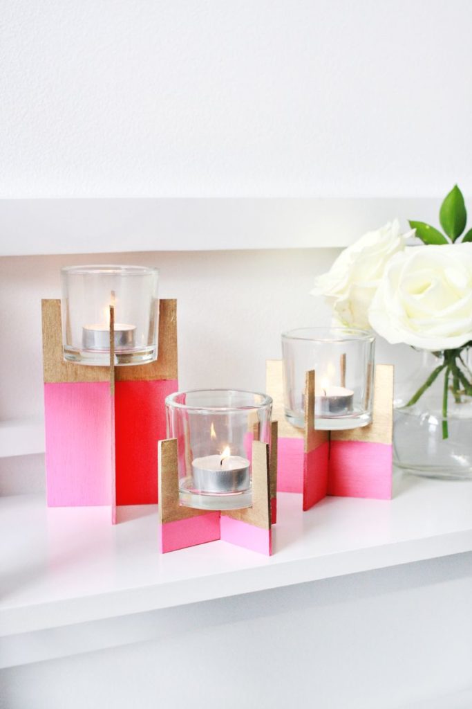 Craft a Boho Candleholder Using Balsa Wood.