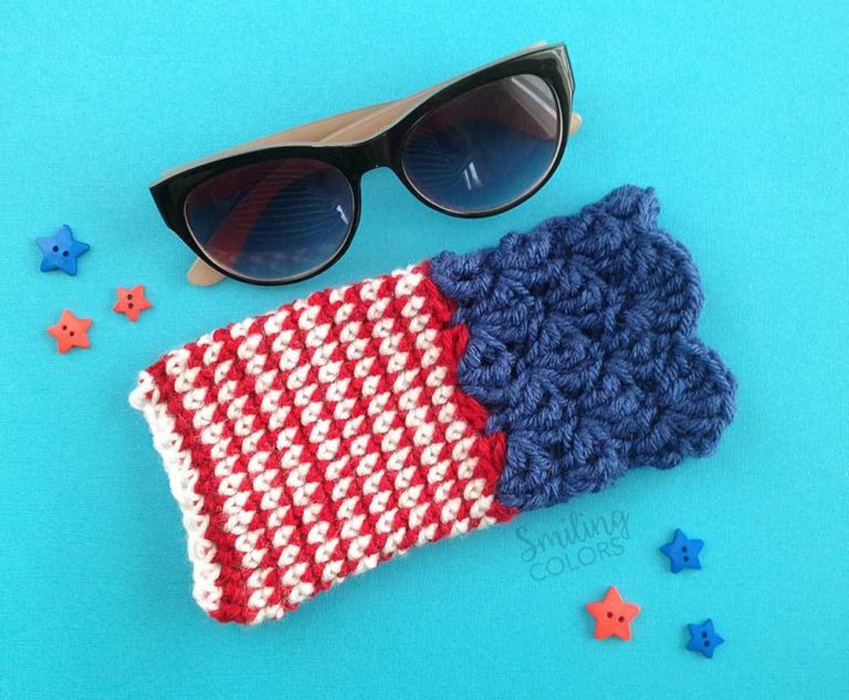 Crochet Sunglass Case.
