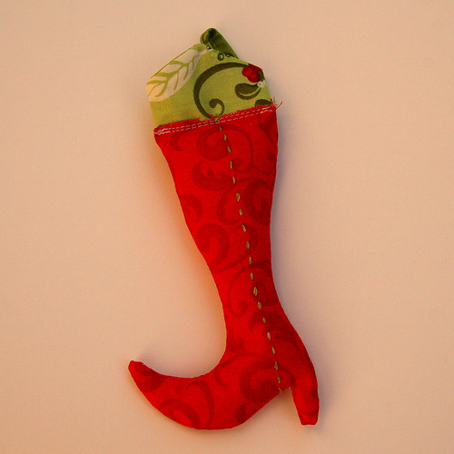 Elf Boot Ornament.