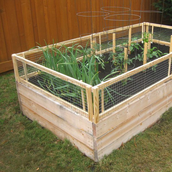 Fenced Garden Bed.