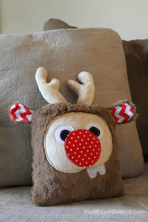 Holiday Plush Reindeer.