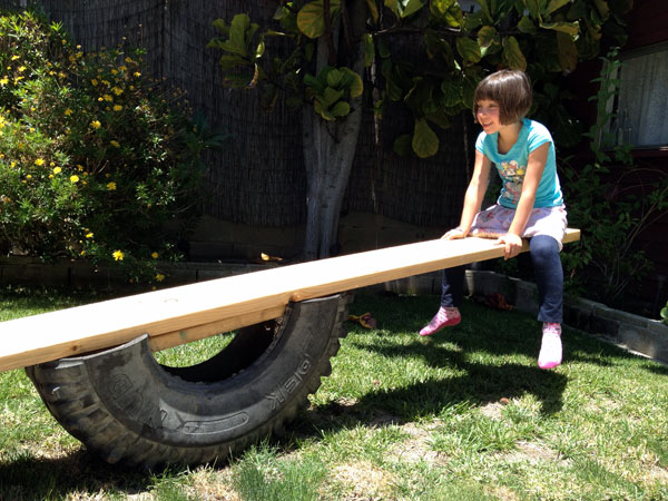 How To Build a Tire See Saw.