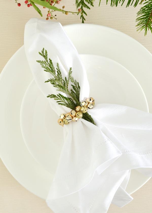 Jingle Bell Napkin Rings.