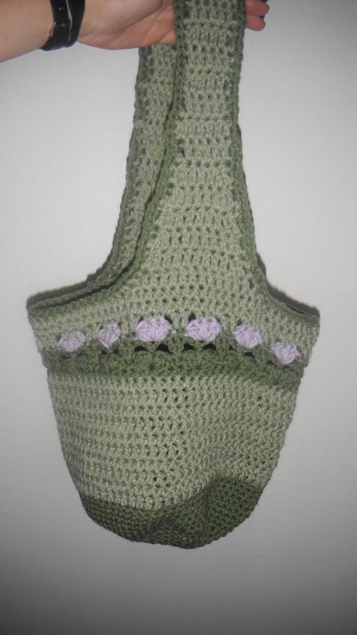 Lilac Meadows Hobo Bag.