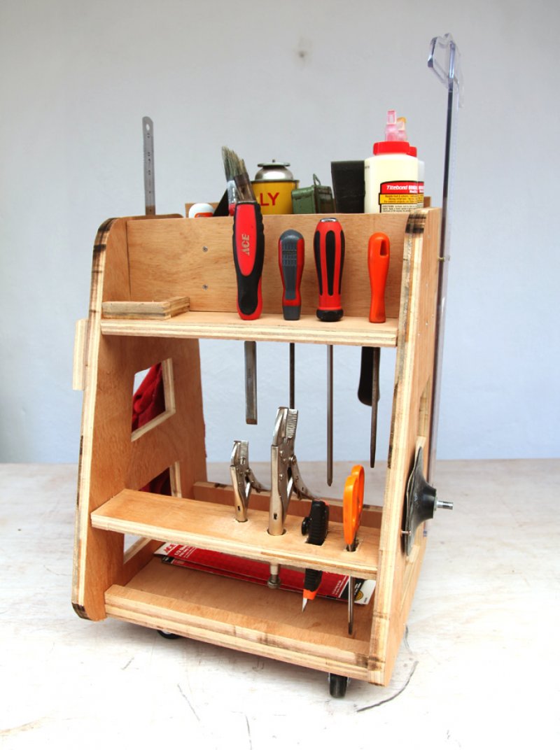 Make your own tool caddy.