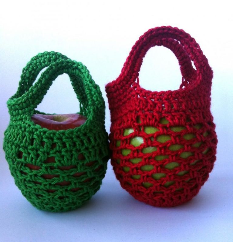 Mini Crochet Gift Bag.