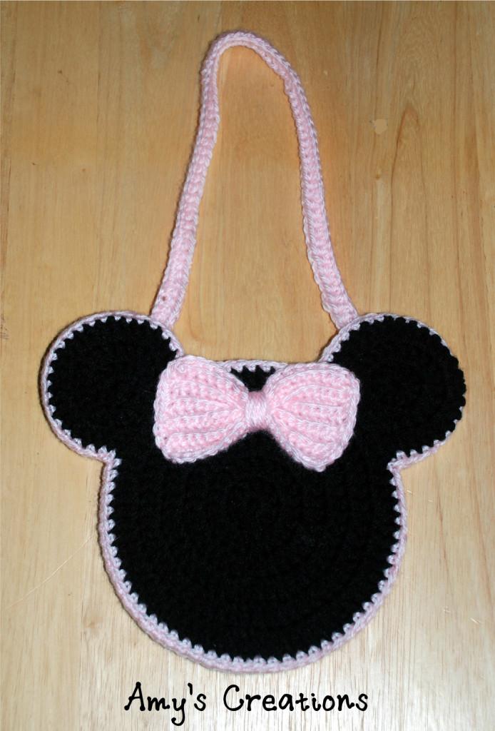 Minnie Mouse Inspired Crochet Bag.