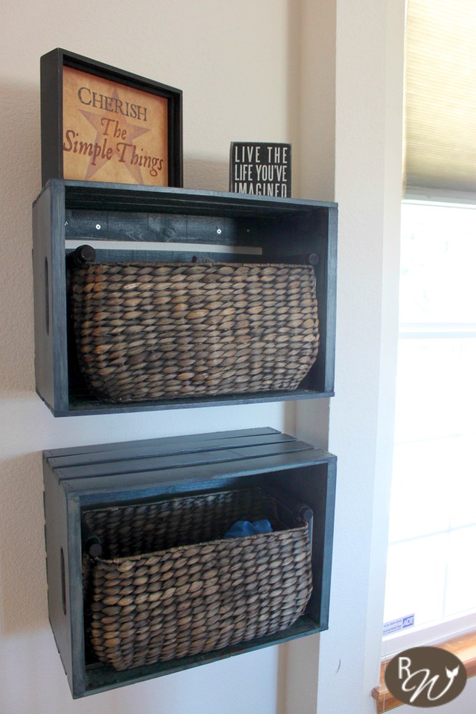 Mudroom Storage Crates.